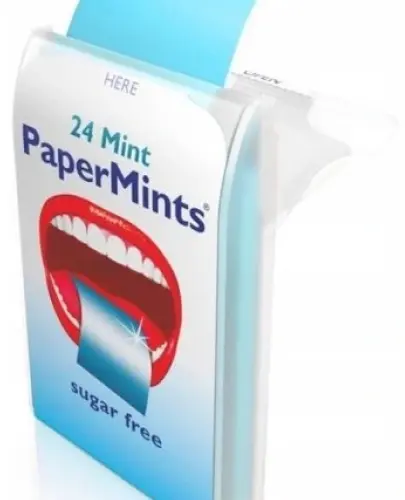 PAPERMINTS listki na świeży oddech 24szt bez cukru