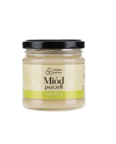 PASIEKA RODZINNA MIÓD PSZCZELI RZEPAKOWY 240G