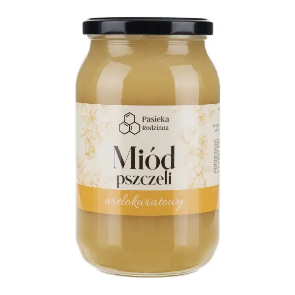 PASIEKA RODZINNA MIÓD PSZCZELI WIELOKWIATOWY 1150G