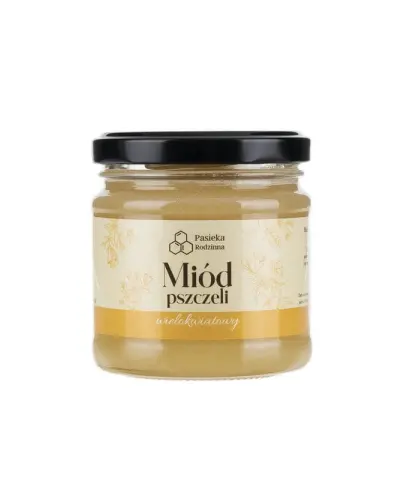 PASIEKA RODZINNA MIÓD PSZCZELI WIELOKWIATOWY 240G