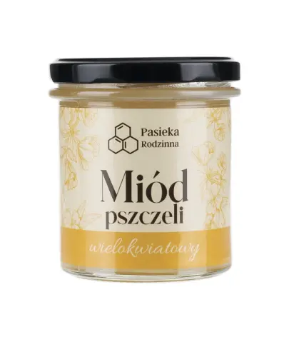 PASIEKA RODZINNA MIÓD WIELOKWIATOWY 410G