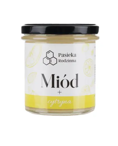 PASIEKA RODZINNA MIÓD Z CYTRYNĄ LIOFILIZOWANĄ 410G