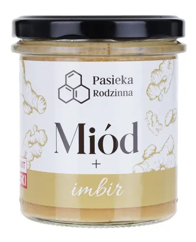 PASIEKA RODZINNA MIÓD Z IMBIREM 410G