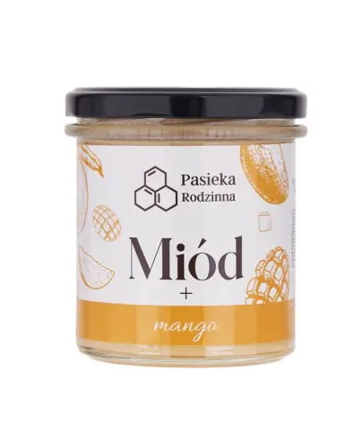 PASIEKA RODZINNA MIÓD Z MANGO 410G