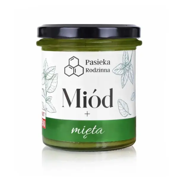 PASIEKA RODZINNA MIÓD Z MIĘTĄ  410G