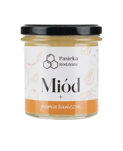 PASIEKA RODZINNA MIÓD Z POMARAŃCZĄ 410G
