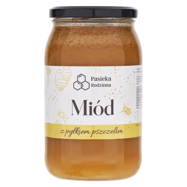 PASIEKA RODZINNA MIÓD Z PYŁKIEM PSZCZELIM 1150