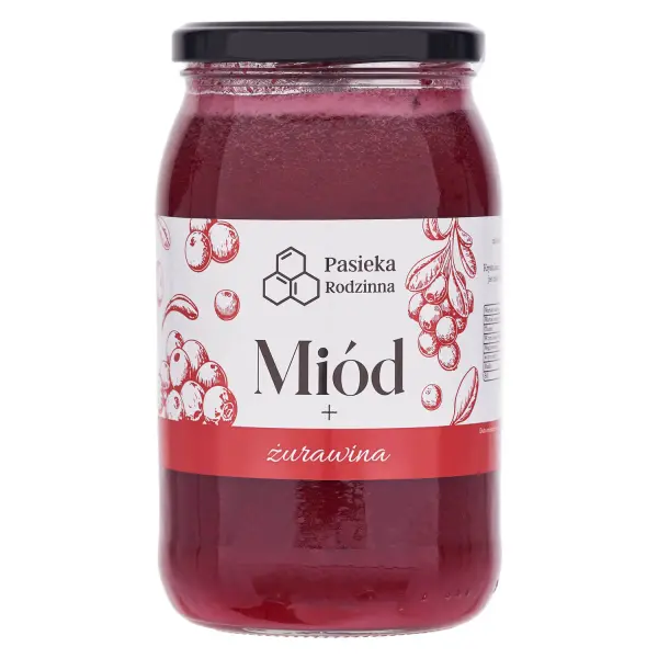 PASIEKA RODZINNA MIÓD Z ŻURAWINĄ 1150G