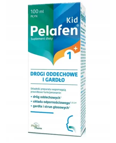PELAFEN KID DROGI ODDECHOWE I GARŁO 1+ SYROP DLA DZIECI 100 ML