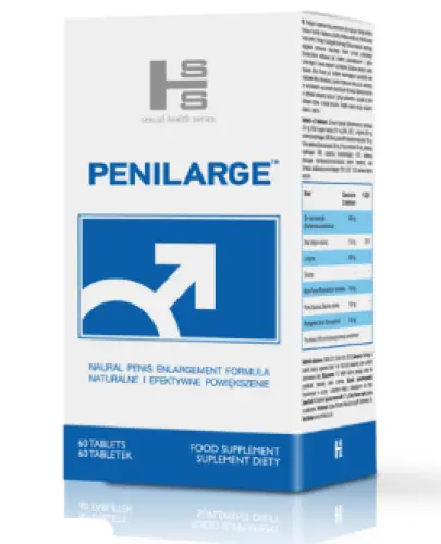 PENILARGE TABLETKI WSPOMAGAJĄCE POWIĘKSZENIE PENISA 60 KAPSUŁEK