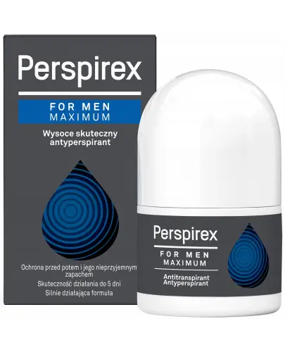 PERSPIREX FOR MEN MAXIMUM WYSOCE SKUTECZNY ANTYPERSPIRENT 20 ML
