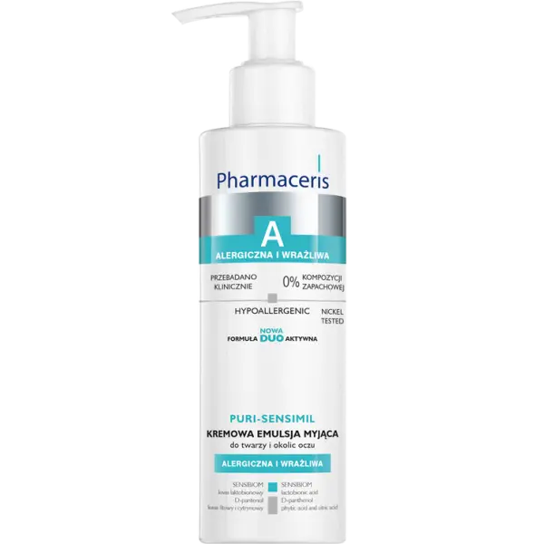 PHARMACERIS A PURI-SENSIMIL KREMOWA EMULSJA MYJĄCA DO TWARZY 190 ML