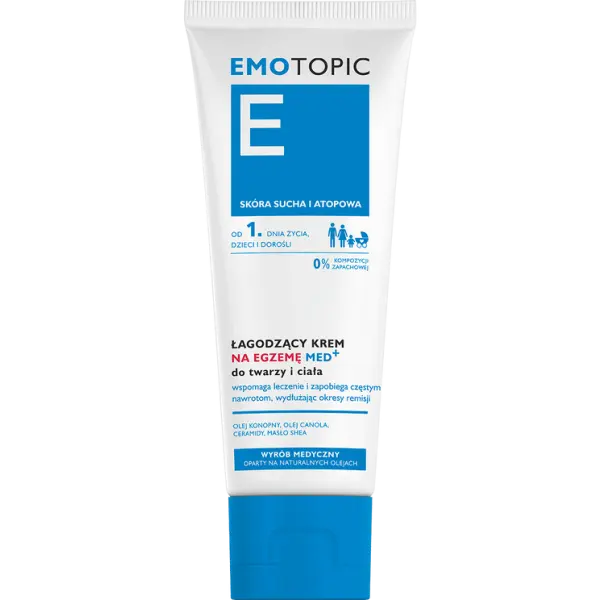 PHARMACERIS E EMOTOPIC ŁAGODZĄCY KREM NA EGZEMĘ MED+ 75 ML