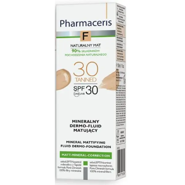 Pharmaceris F dermo fluid matujący 30 TANNED 30 SPF 30 ml