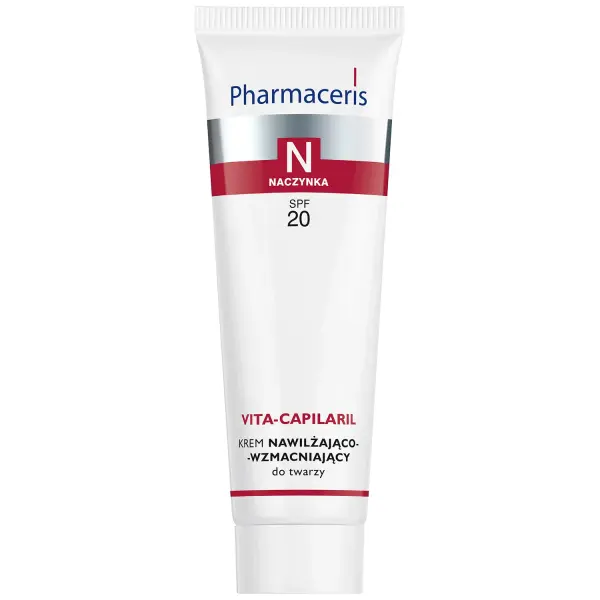 Pharmaceris N Vita Capilair Krem nawilżająco-wzmacniający do twarzy SPF20, 50 ml