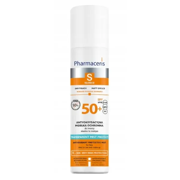 PHARMACERIS S ANTYOKSYDACYJNA MGIEŁKA OCHRONNA DO TWARZY  SPF50+ 75ML