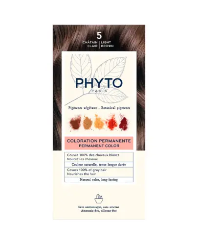 PHYTO COLOR FARBA DO WŁOSÓW ODCIEŃ 5 JASNY KASZTAN