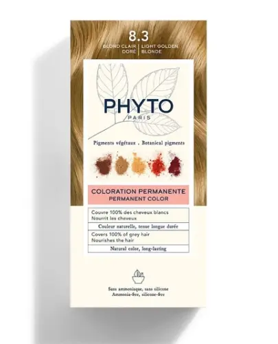 PHYTO COLOR FARBA DO WŁOSÓW ODCIEŃ 8.3 JASNY ZŁOTY BLOND 
