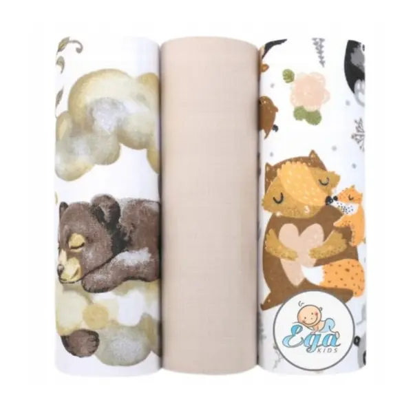 PIELUSZKI MUŚLINOWE 3 PACK 60/80 ZESTAW NR 58 EGAKIDS