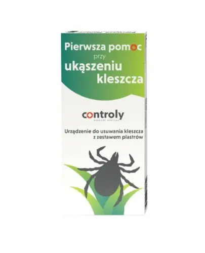 Pierwsza pomoc przy ukąszeniu kleszcza 1 zestaw
