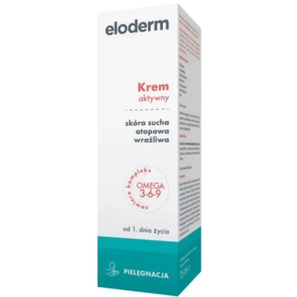ELODERM KREM AKTYWNY DO SKÓRY SUCHEJ ATPOWEJ WRAŻLIWEJ 75ML