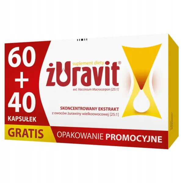POLPHARMA ŻURAVIT ZDROWY UKŁAD MOCZOWY 100 KAPSUŁEK
