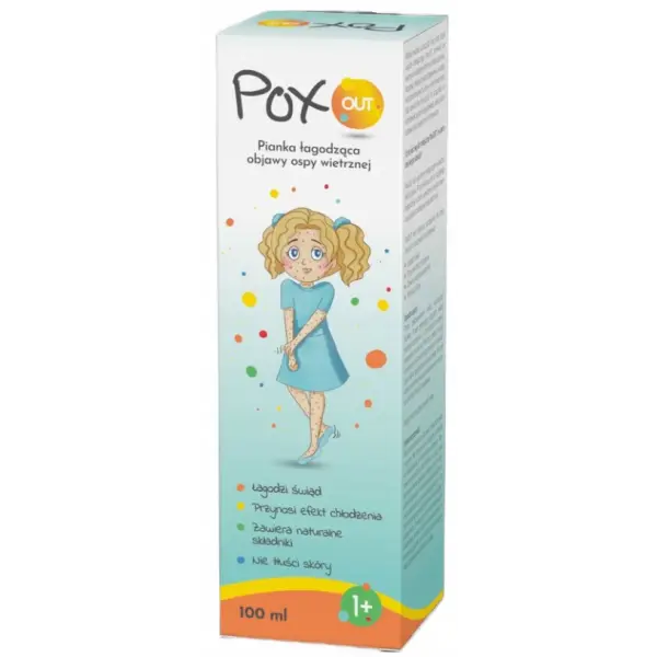 POX OUT pianka łagodząca objawy ospy wietrznej 100 ml 1+ [Krótka data - 2024-10-31]