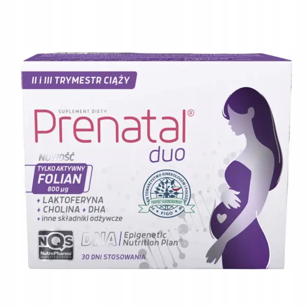 Prenatal Duo, 30 kapsułek twardych + 60 kapsułek żelatynowych