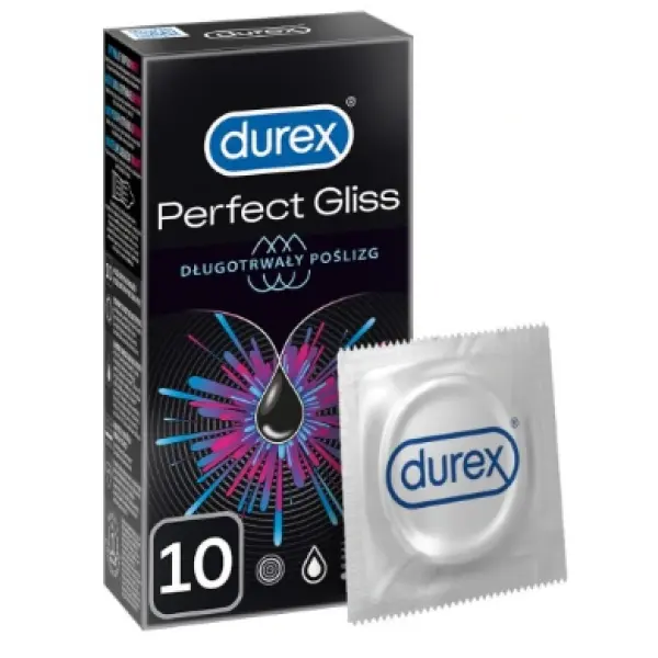 Durex Perfect Gliss prezerwatywy 10 szt.