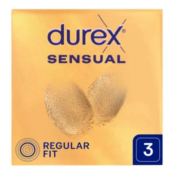 Prezerwatywy DUREX SENSUAL super cienkie nawilżane delikatne 3 sztuki