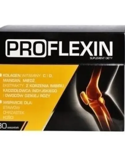 PROFLEXIN KOLAGEN IMBIR KADZIDŁOWIEC NA STAWY 30 SASZETEK
