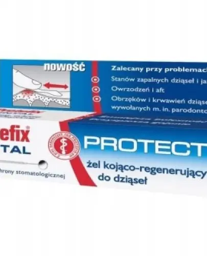 PROTEFIX PROTECT DENTAL ŻEL KOJĄCO -REGENERUJĄCY DO DZIĄSEŁ 10ML 