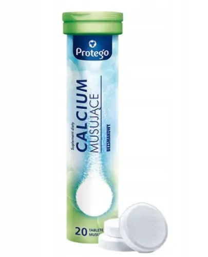 PROTEGO CALCIUM WAPNO 20 TABLETEK MUSUJĄCYCH 