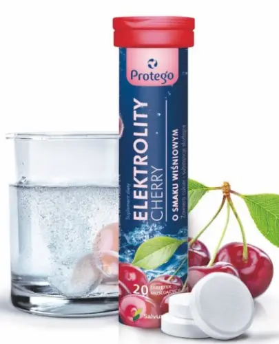 Protego Elektrolity Cherry 20 tabl.mus. 