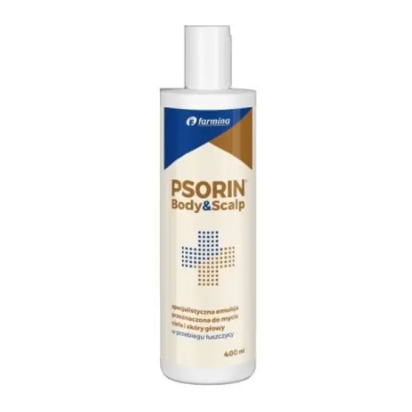 Psorin Body&Scalp Emulsja myjąca do ciała w przebiegu łuszczycy, 400 ml