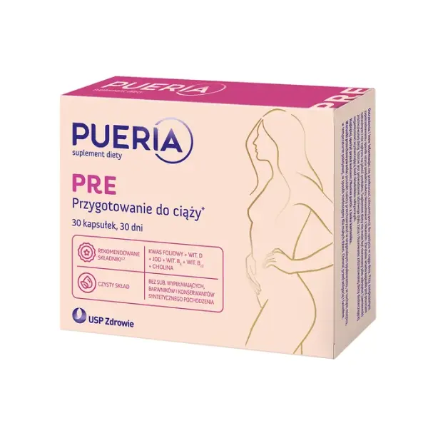 PUERIA PRE PRZYGOTOWANIE DO CIĄŻY 30 KAPSUŁEK