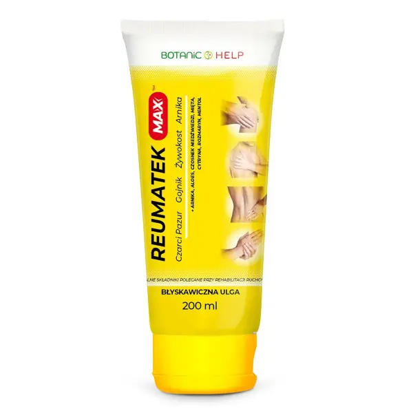 REUMATEK MAX CZARCI PAZUR GOJNIK ŻYWOKOST ARNIKA 200 ml BOTANIC HELP