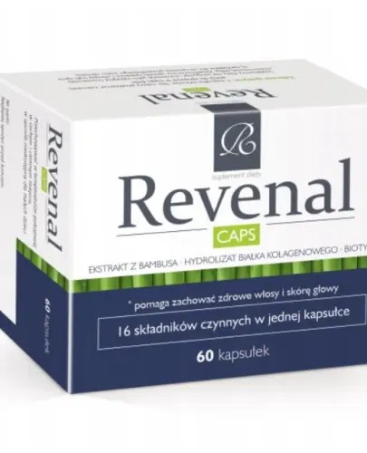 REVENAL CAPS ZDROWE WŁOSY I SKÓRA GŁOWY 60KAPSUŁEK