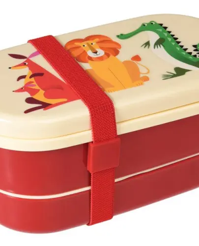 REX LONDON LUNCHBOX BENTO KOLOROWE ZWIERZĄTKA 