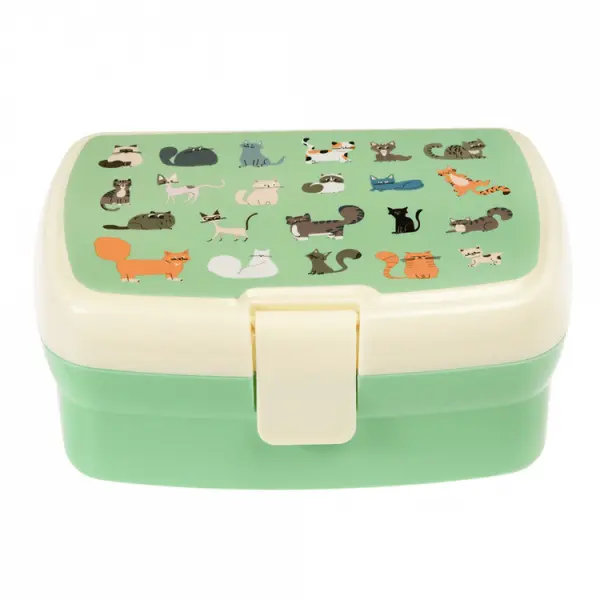 REX LONDON LUNCHBOX Z WYJMOWANĄ TACKĄ KOTY