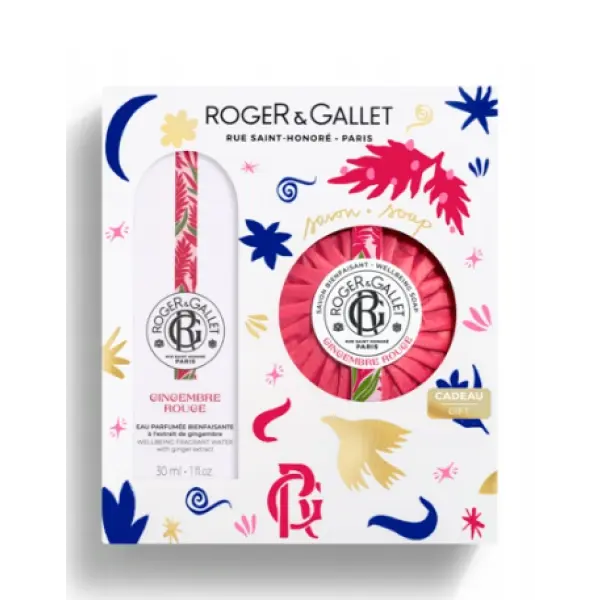 ROGER&GALLET GINGER WODA TOALETOWA 30 ML + MYDŁO 100 G ZESTAW