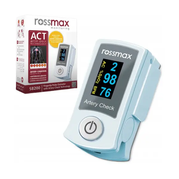 ROSSMAX PULSOKSYMETR NAPALCOWY MEDYCZNY SATURACJA TĘTNO 
