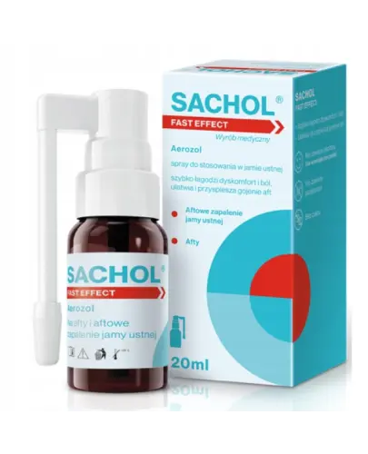 SACHOL FAST EFFECT SORAY NA AFTY ZAPALENIE 20ML 