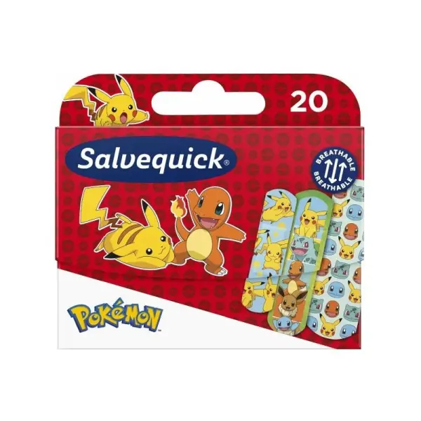 Salvequick Pokemon Plastry, 20 sztuk