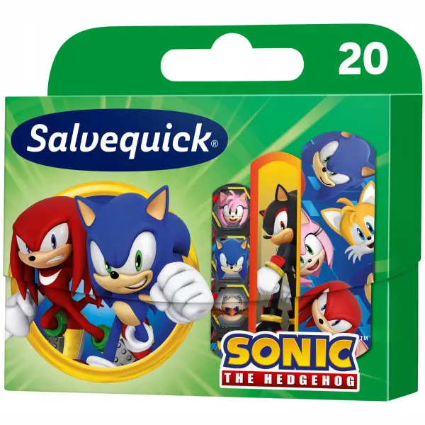 SALVEQUICK SONIC PLASTRY DLA DZIECI WODOODPORNE 20SZT
