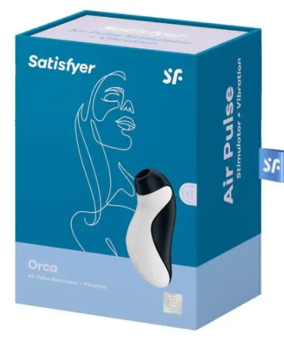 SATISFYER MASAŻER BEZDOTYKOWY STYMULATOR ORCA