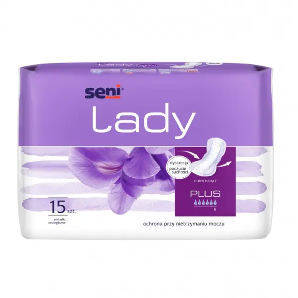 SENI CARE LADY PLUS WKŁADKI UROLOGICZNE DLA KOBIET 15SZT