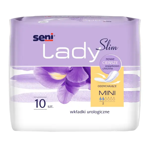 SENI CARE LADY SLIM MINI WKŁADKI UROLOGICZNE DLA KOBIET 10 SZT