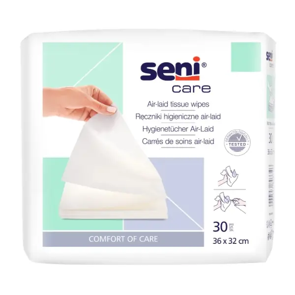 SENI CARE RĘCZNIKI HIGIENICZNE Z CELULOZY 30SZT