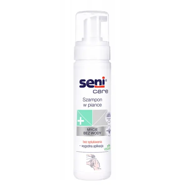 SENI CARE SZAMPON W PIANCE MYCIE BEZ UŻYCIA WODY 200ML